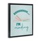 Stupell Industries Shhh I'm Reading Floating Frame, design by Seven Trees Design